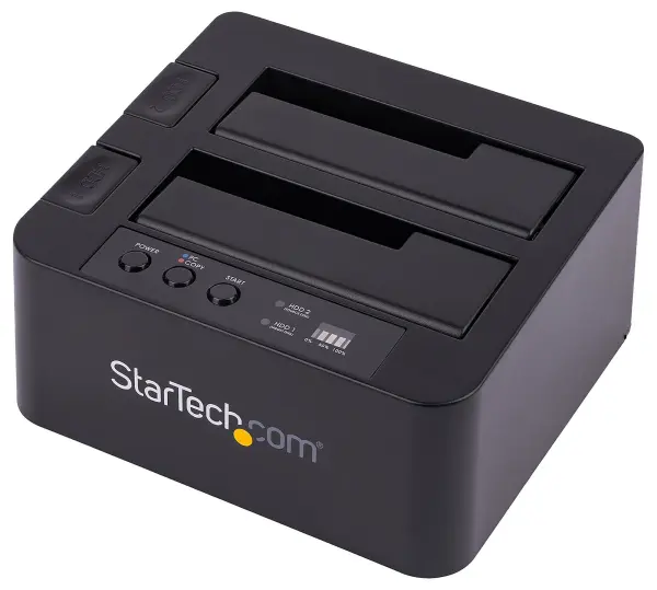 StarTech.com Dual Bay USB 3.0/eSATA HDD Docking Station & Cloner