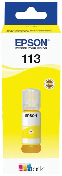Epson 113 EcoTank Ink Refill Bottle - Yellow