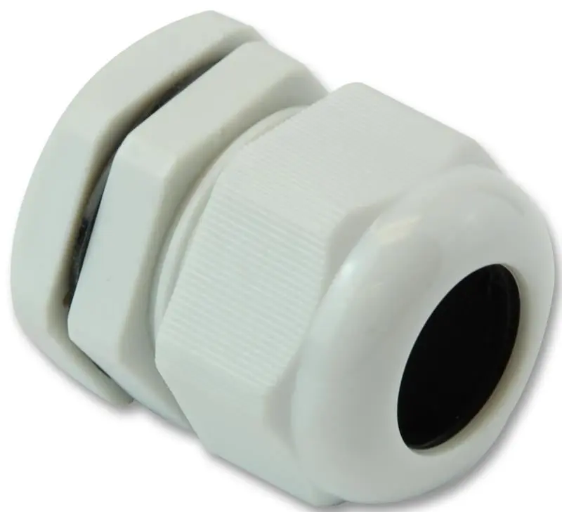 PRO POWER Nylon Cable Gland M25, IP68, 13-18mm, Grey
