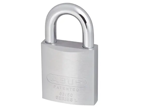 ABUS 83/50mm Verchroomd Messing Hangslot