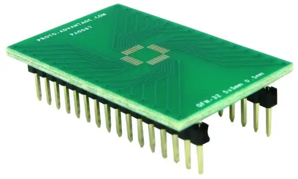 PROTO ADVANTAGE - Adaptor, QFN32 ke DIP32, 0.5mm