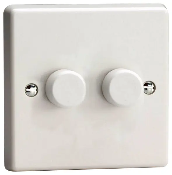 Varilight 2 Gang 2 Way LED Dimmer Switch 120W