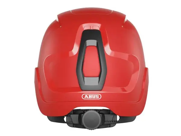 ABUS SCATOR-E Non-Vented Safety Helmet, Red