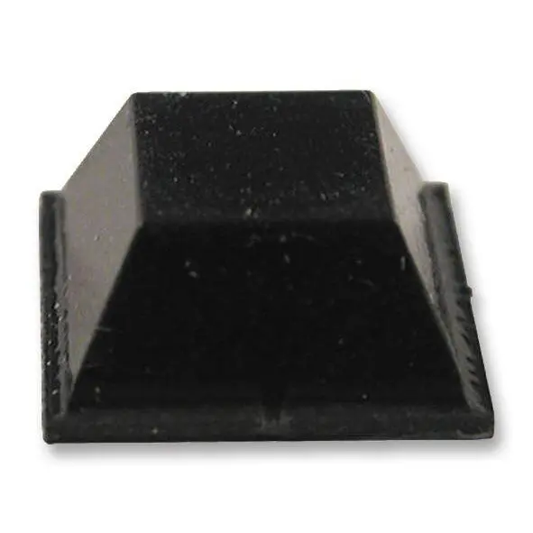 Hammonds Furniture Square Stick On Adhesive Feet Black 24 Pack