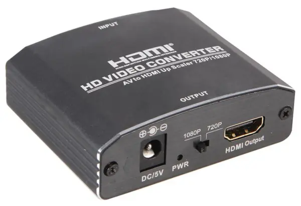 PRO SIGNAL Composit AV naar HDMI Converter met Scaler