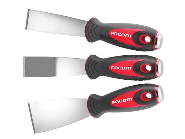 Facom 스테인리스 스틸 스크래퍼 세트 - 3종 구성