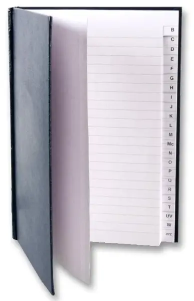 Q CONNECT Cuaderno A5 Manuscrito, 96 Páginas, Tapa Efecto Lino