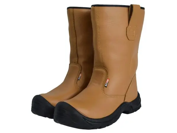 Botas de Trabalho Escavador Scan Texas Tan Forradas Tamanho 44 (UK 10)