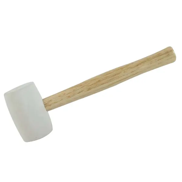Silverline White Rubber Mallet - 32oz (907g)