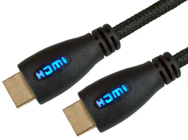 PRO SIGNAL 3m High Speed HDMI Cable with Ethernet, Blue LED