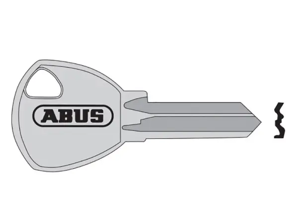 ABUS 65/40+45 70/45 Key Blank for 65 Series Padlocks