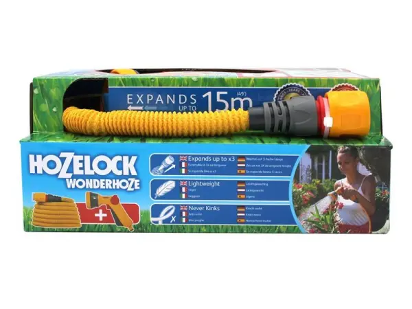Hozelock - Wonderhoze Multi Spray Gun - 15m