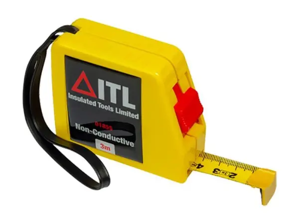 ITL Insulated Non-Conductive Tape Measure, 3m (Metric)