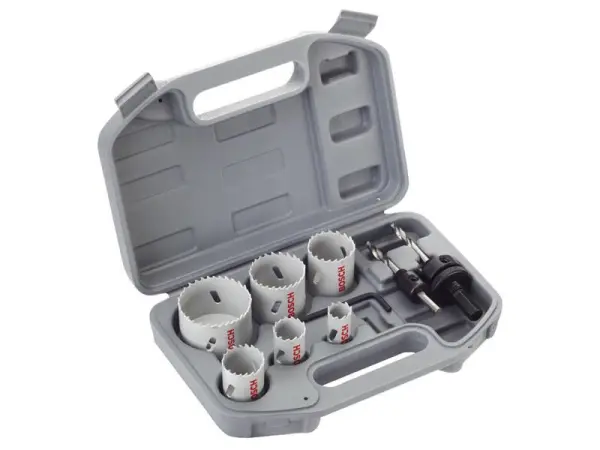 Bosch HSS Bi-Metal Holesaw Set for Plumbers, 9-Piece