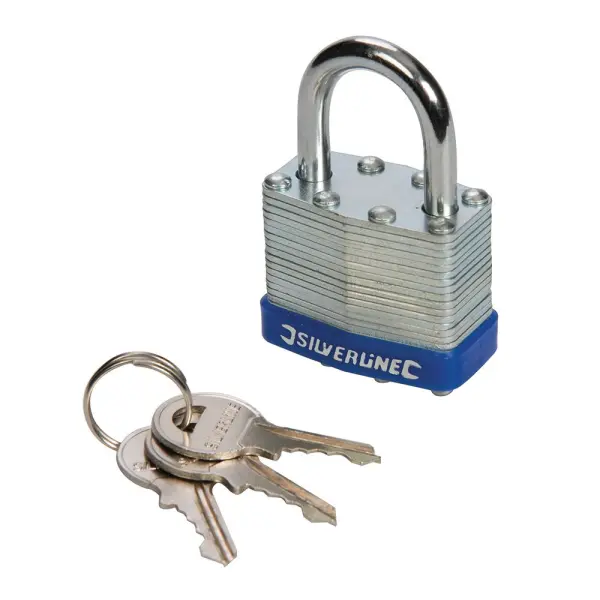 Silverline - Padlock Berlapis - 50mm