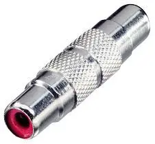 REAN מתאם RCA זכר לזכר מצופה ניקל