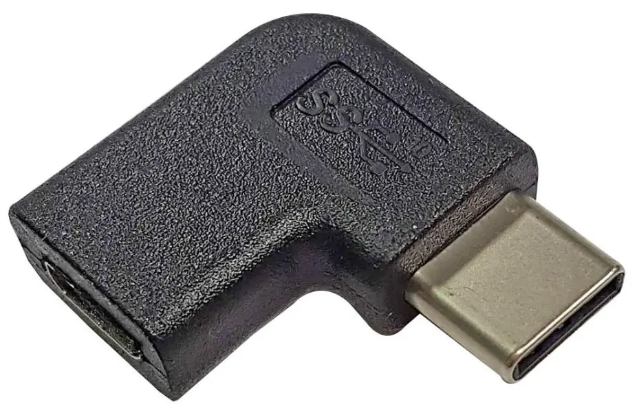 PRO SIGNAL USB-C to Micro USB Adapter, 90° Left Angle, USB 3.0