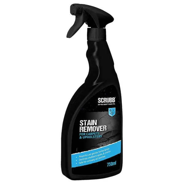 SCRUBB Stain Remover for Carpets & Upholstery, 750ml Spray