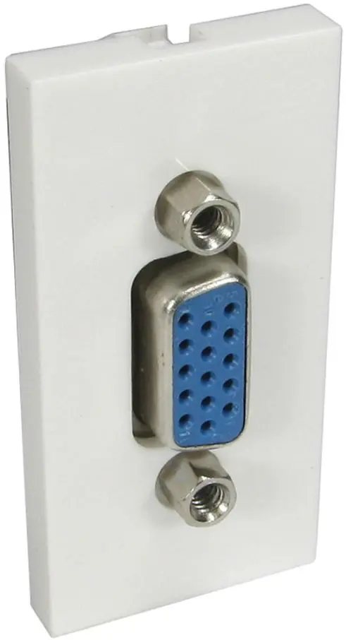 PRO SIGNAL - Móideam SVGA Baineann go Baineann Eorpach, 50 x 25mm le Píog-ád 0.