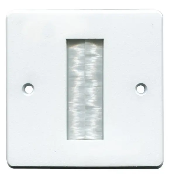 Pro Signal Pannello Porta Cavi Verticale 1 Modulo, Bianco