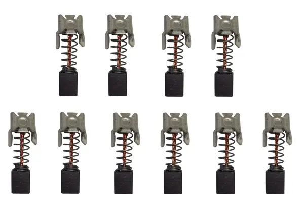 Balais de charbon compatibles Bosch - Lot de 5 paires (6 x 7.5 x 11.9/10mm)