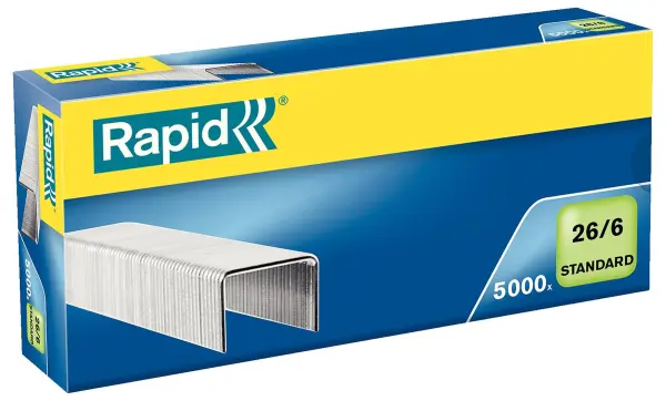 RAPID 26/6mm Galvanised Standard Staples