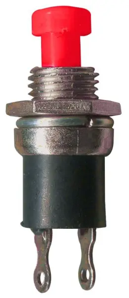 HiLo Miniature Pushbutton Switch, Red, 1NO, 50V, 200mA