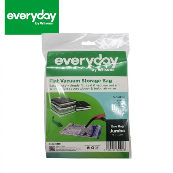Everyday by Wilsons Flat Vacuum Storage Bag Jumbo 73 x 130cm
