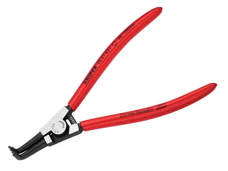 Knipex 46 21 A31 Pince à circlips extérieurs à becs coudés 90° 40-100mm
