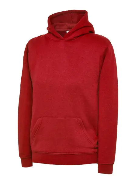 Sweatshirt à capuche pour enfants Uneek - Rouge, Taille 11-13 ans