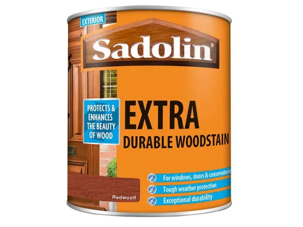 Sadolin Vernice per Legno Extra Resistente - Rosso Mogano, 1 Litro
