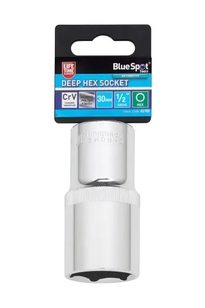 Blue Spot Tools 30毫米加长六角套筒