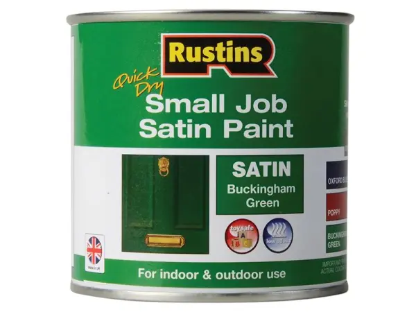 Rustins Schnelltrocknende Farbe Buckingham Green Satin 250ml