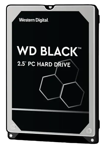 WD Black 2.5吋 移動硬碟 SATA 6GB/s - 500GB, 64MB 快取, 7200轉