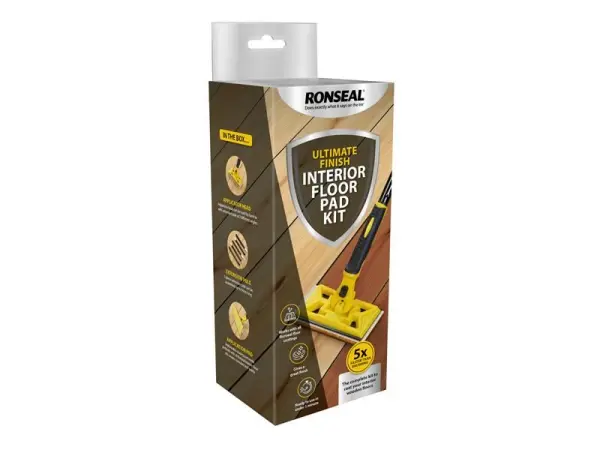 Ronseal ערכת פדים לרצפה פנימית Ultimate Finish