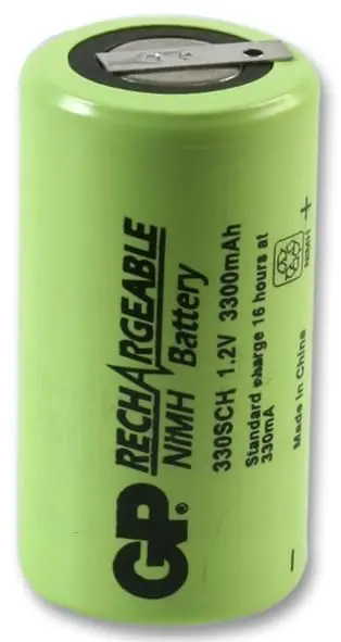 GP BATTERIES - Batterie NiMH Rechargeable Sub C Industrie 3,3 Ah