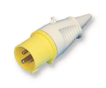 Walther Spina CEE 16A 110V, 2P+E, Gialla, IP44, Montaggio su Cavo