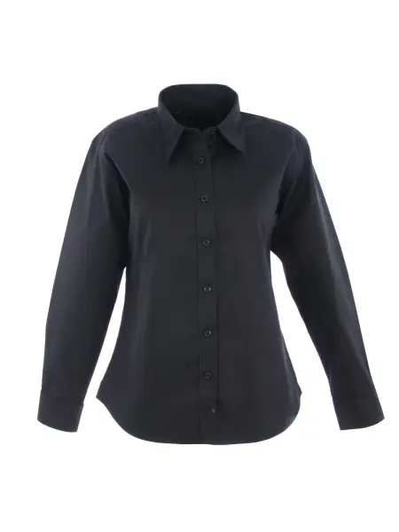 Uneek Clothing - Chemise Oxford pour Femme Noir Taille XL