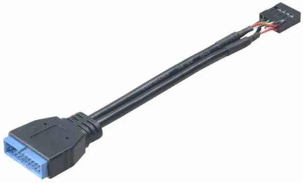 AKASA USB 3.0 to USB 2.0 Internal Header Adaptor, 100mm