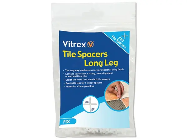 Vitrex - Spaser Kaki Panjang 4mm (Pek 500)
