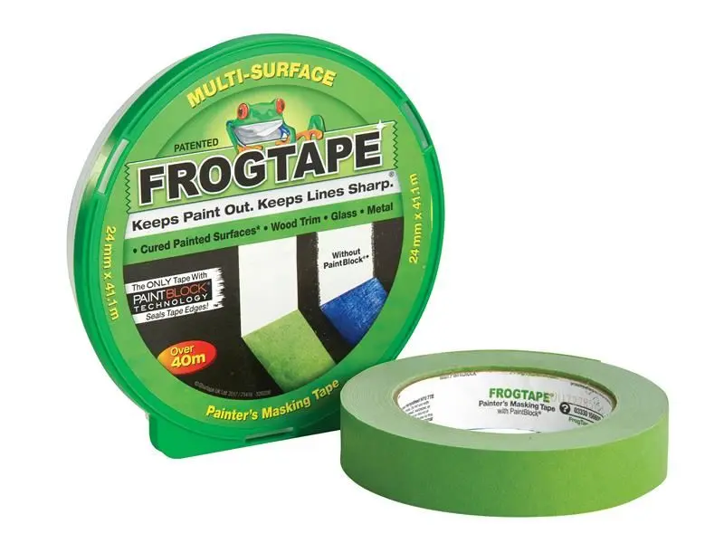 Ruban De Masquage Multi-surface FrogTape – 36 Mm X 41,1 M, Vert, Peinture Nette, Shurtape 155874