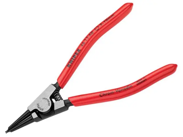 Pinces à circlips extérieures droites Knipex 46 11 A0, 3-10mm
