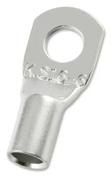 Multicomp Pro 16mm² Copper Crimp Terminal Lug M6 6.5mm Stud