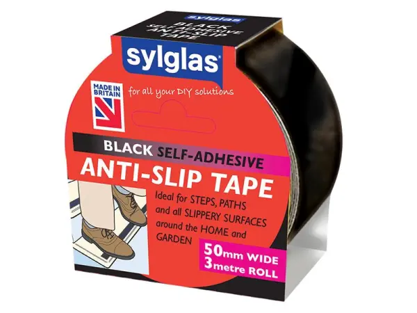 Sylglas Pita Anti-Gelincir 50mm x 3m Hitam