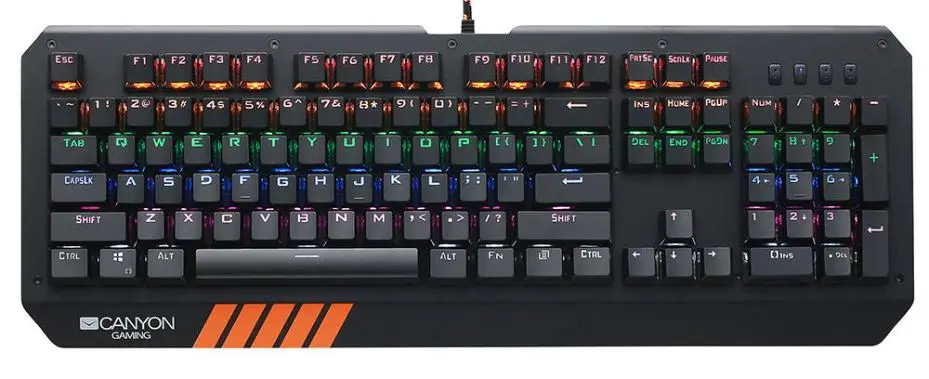CANYON Hazard Mechanical USB Gaming Keyboard with LED Backlighting