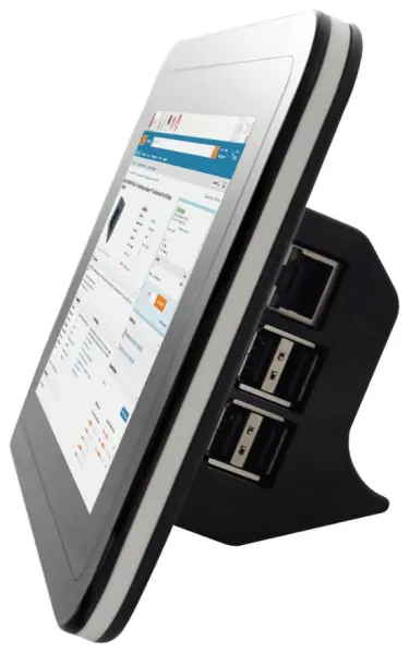 Boîtier Multicomp Pro pour écran tactile Raspberry Pi 7 pouces - Noir/Blanc