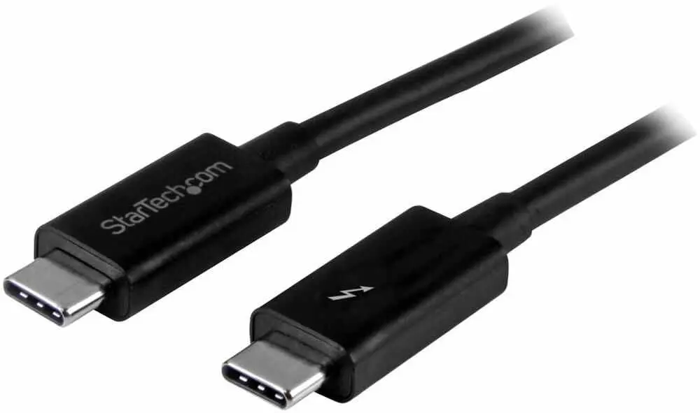 Startech Thunderbolt 3 USB-C Càbla 20Gb/s, 1m Dubh