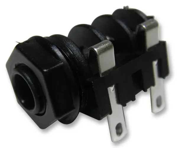 Neutrik 1/4” Jack Socket Unswitched, 2 Pole, Full Nose, 2 Pack