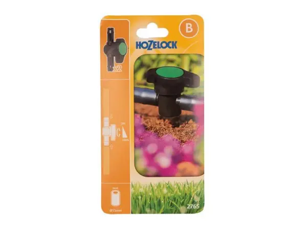 Hozelock 2765 流量調節バルブ 13mm 2個セット