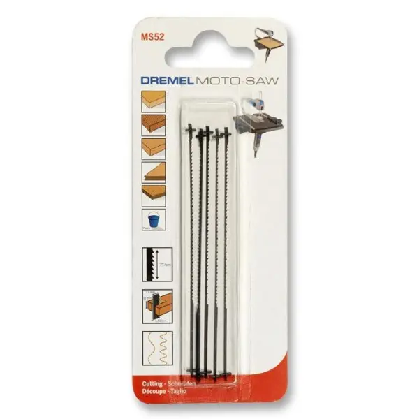Dremel Moto-Saw Fine Wood Cutting Saw Blades 5 Pack